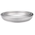 Batterie de cuisine extérieure Titanium Pot Titanium Plate